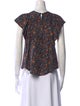 Isabel Marant Silk Floral Print Blouse