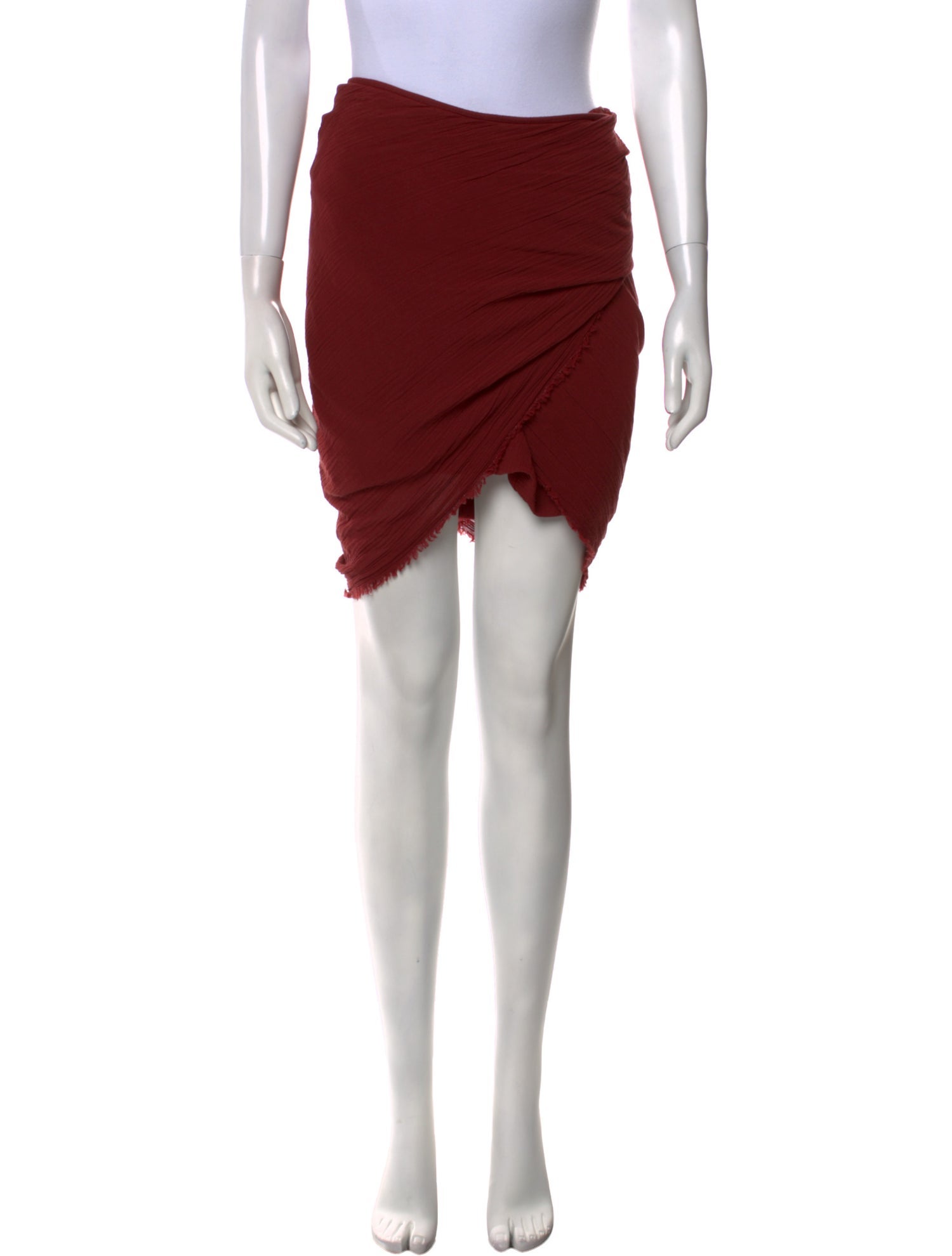 Isabel Marant Pleated Accents Knee-Length Skirt