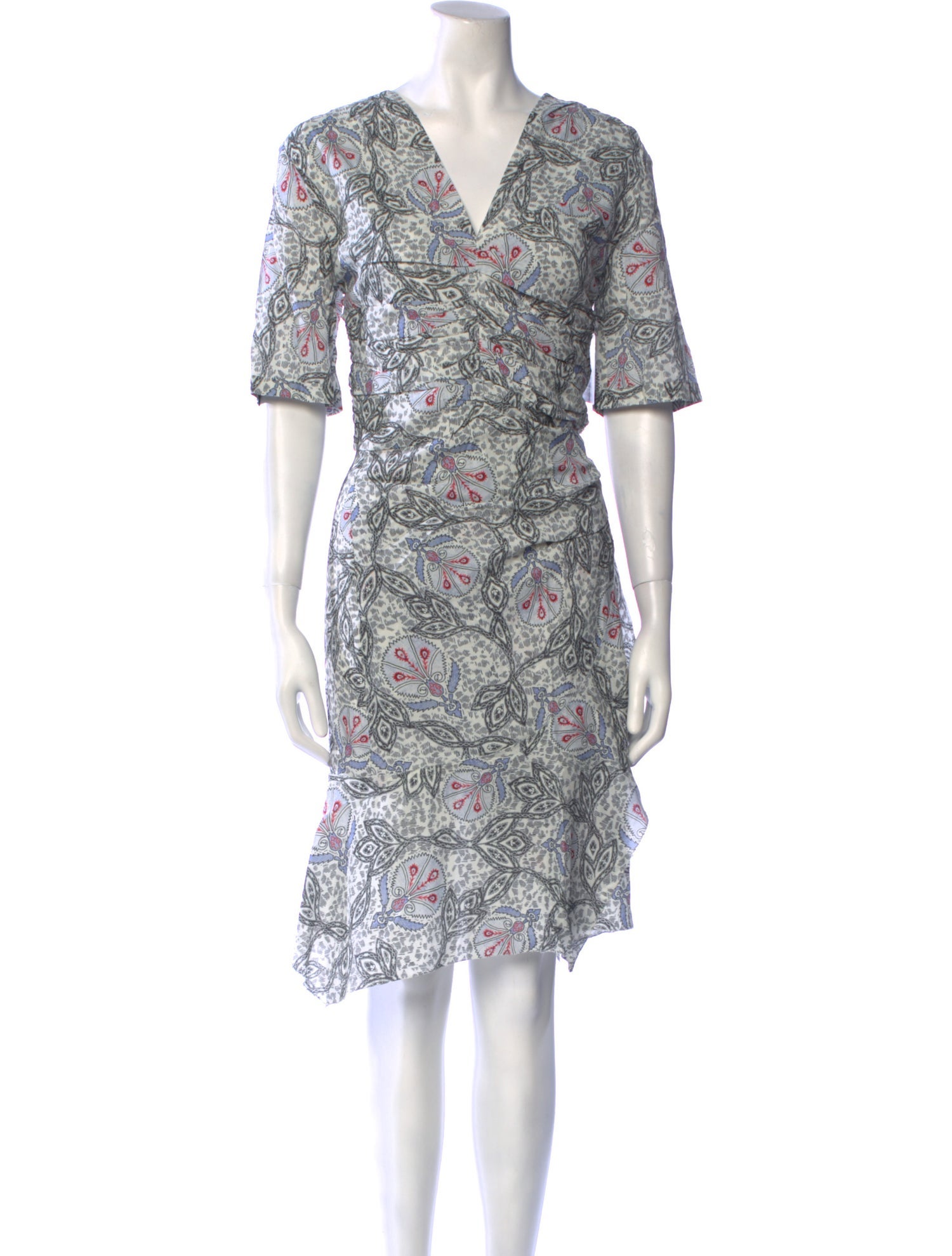 Isabel Marant Printed Knee-Length Dress w/ Tags