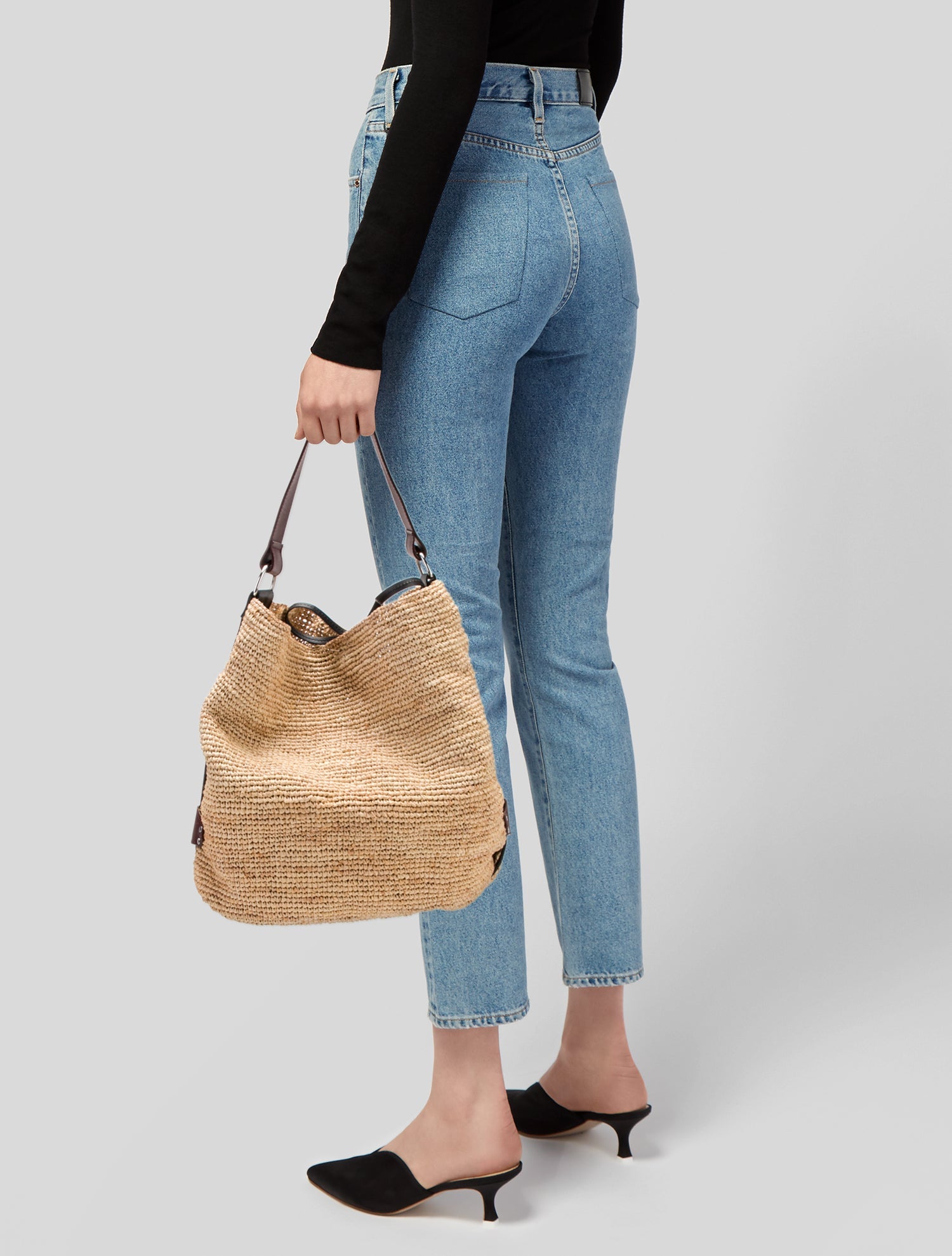 Isabel Marant Raffia Bucket Bag