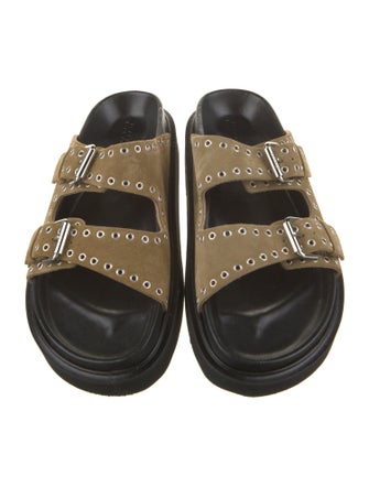 Isabel Marant Suede Slides
