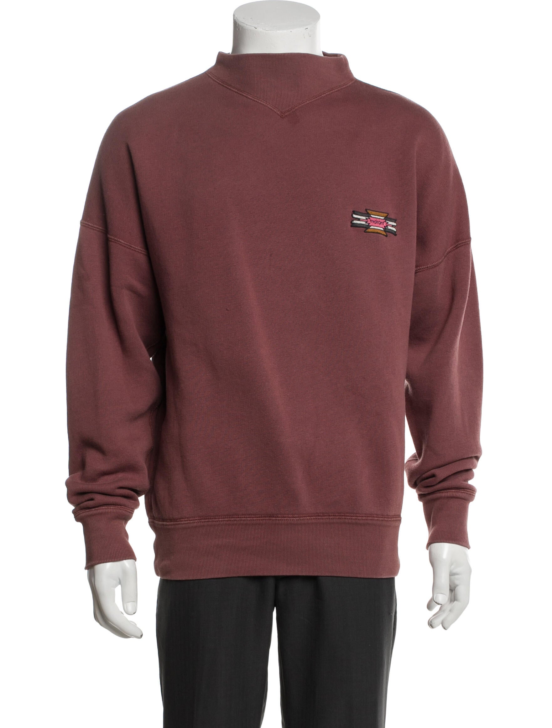 Isabel Marant Graphic Print Turtleneck Pullover