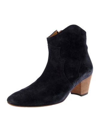 Isabel Marant Canvas Western Boots