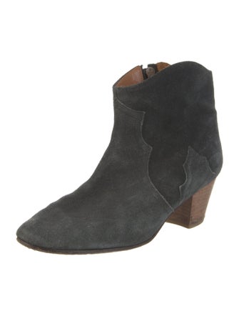 Isabel Marant Suede Western Boots