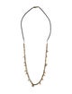 Isabel Marant Cord & Bead Multistrand Necklace