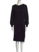 Isabel Marant Bateau Neckline Knee-Length Dress