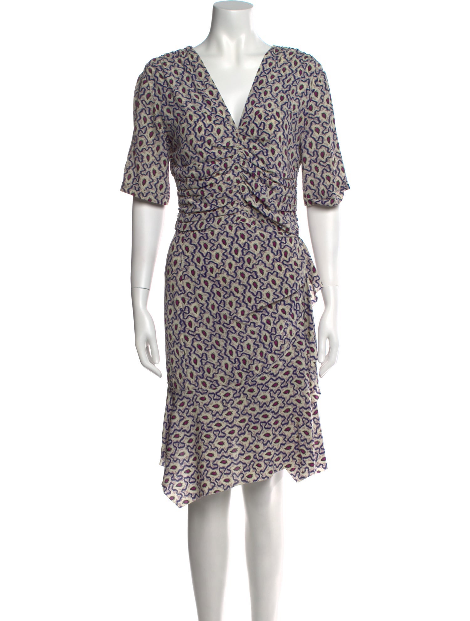 Isabel Marant Silk Knee-Length Dress