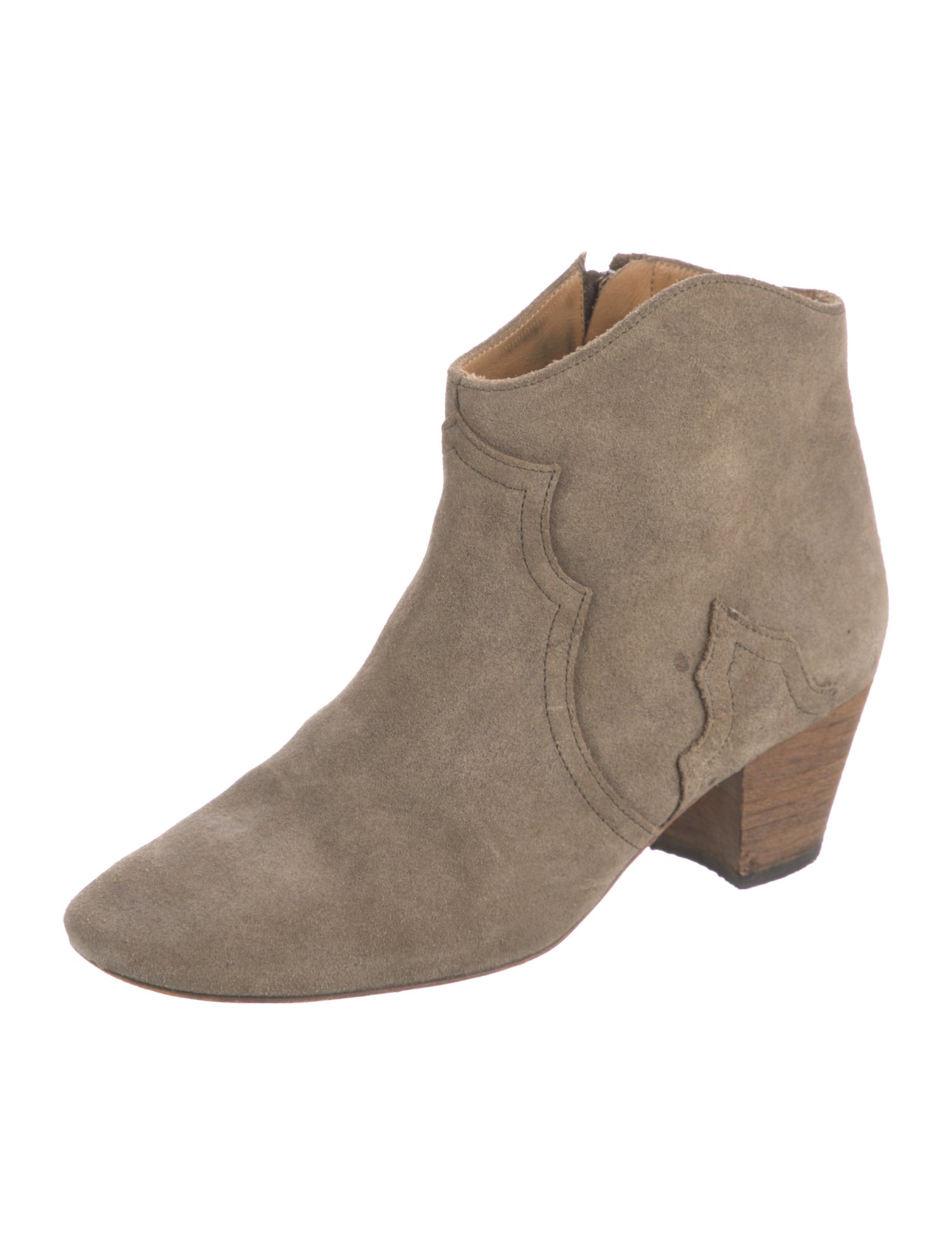Isabel Marant Suede Western Boots