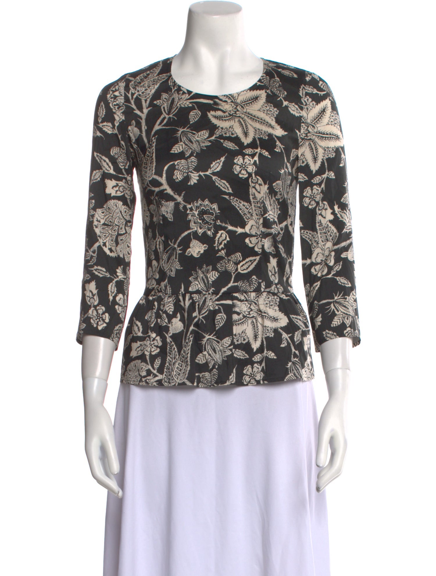 Isabel Marant Silk Floral Print Top