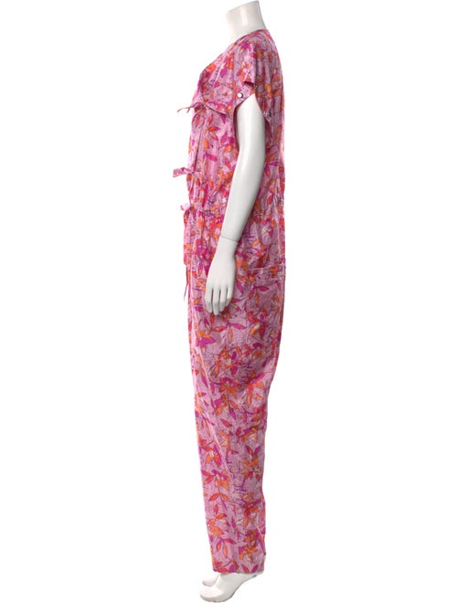 Isabel Marant Printed V-Neck Jumpsuit