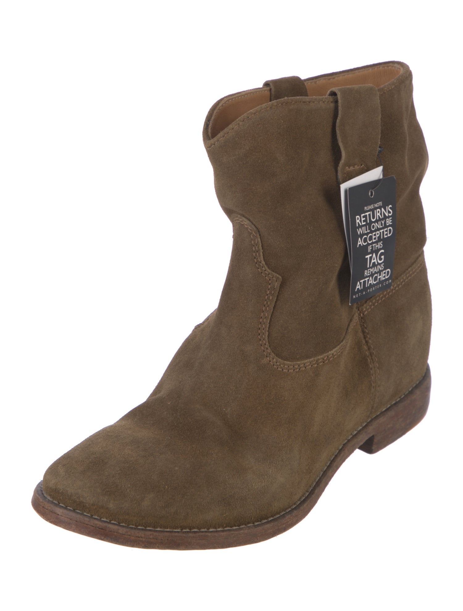 Isabel Marant Suede Combat Boots