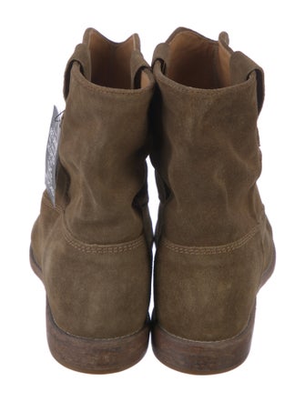 Isabel Marant Suede Combat Boots