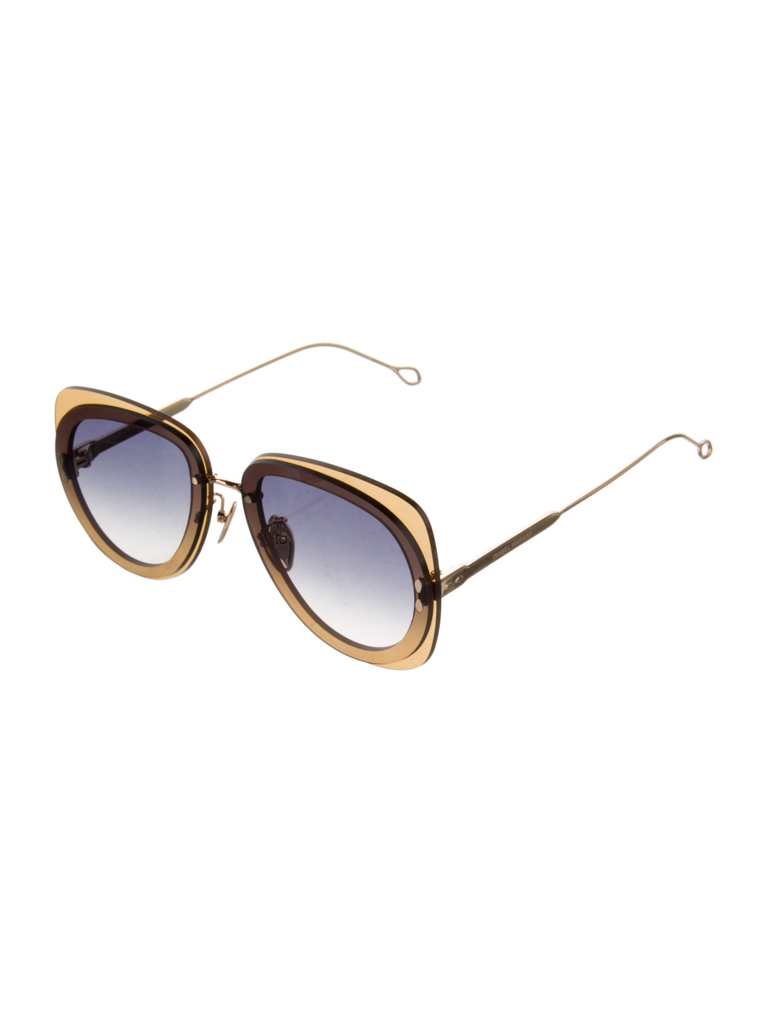 Isabel Marant Aviator Gradient Sunglasses