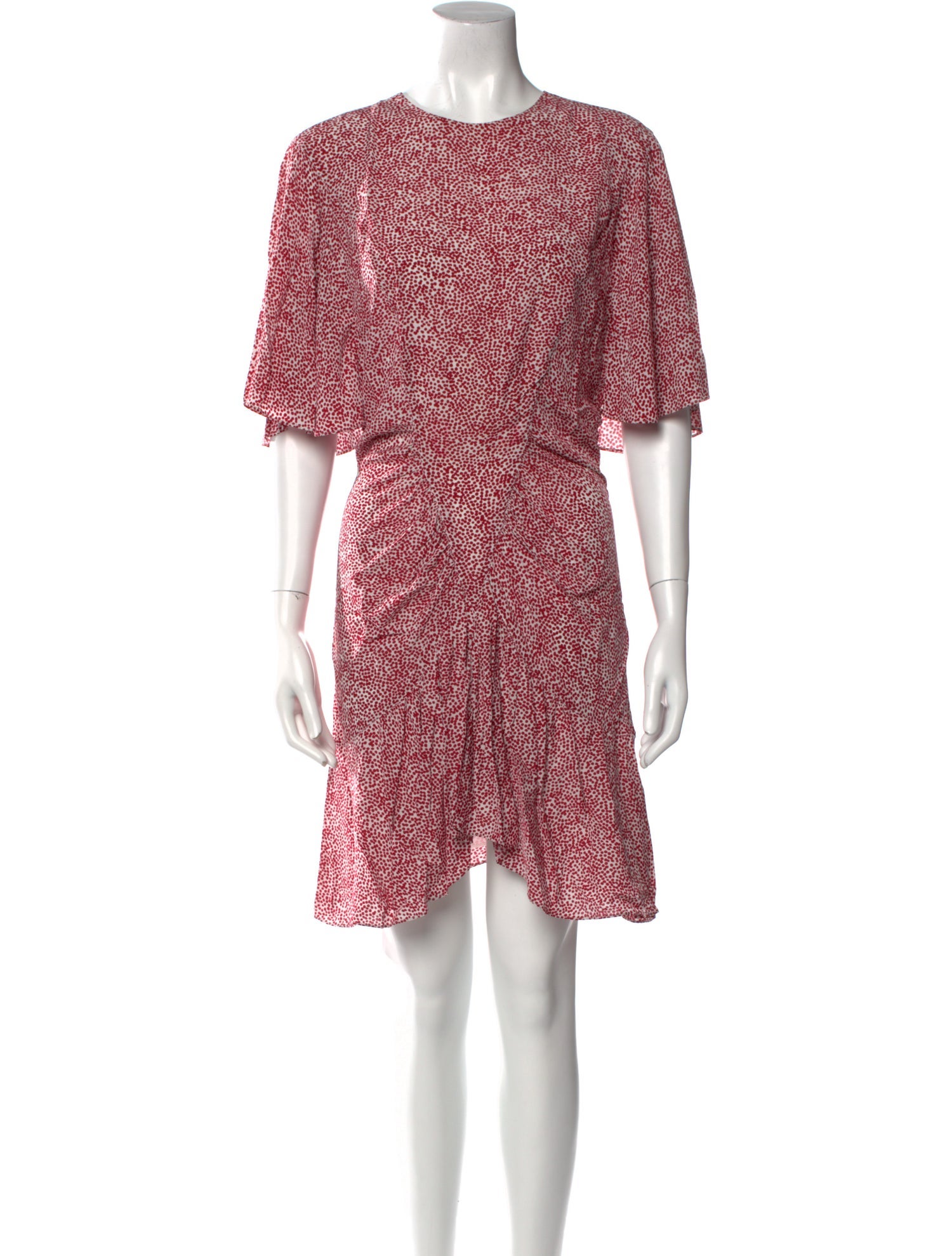 Isabel Marant Printed Knee-Length Dress - Red Dresses