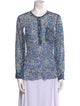 Isabel Marant Silk Floral Print Blouse