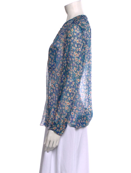 Isabel Marant Silk Floral Print Blouse