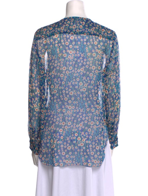 Isabel Marant Silk Floral Print Blouse
