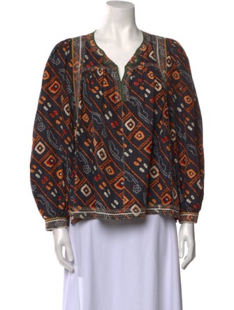 Isabel Marant Silk Printed Blouse