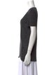 Isabel Marant Linen Scoop Neck T-Shirt