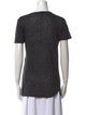 Isabel Marant Linen Scoop Neck T-Shirt