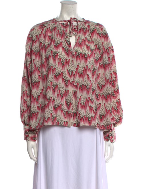 Isabel Marant Silk Printed Blouse