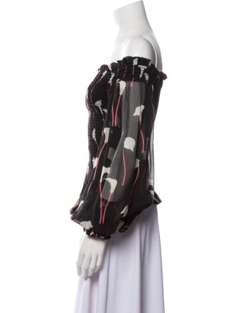 Isabel Marant Silk Printed Blouse