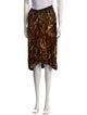 Isabel Marant Animal Print Knee-Length Skirt