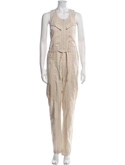 Isabel Marant Silk Striped Jumpsuit
