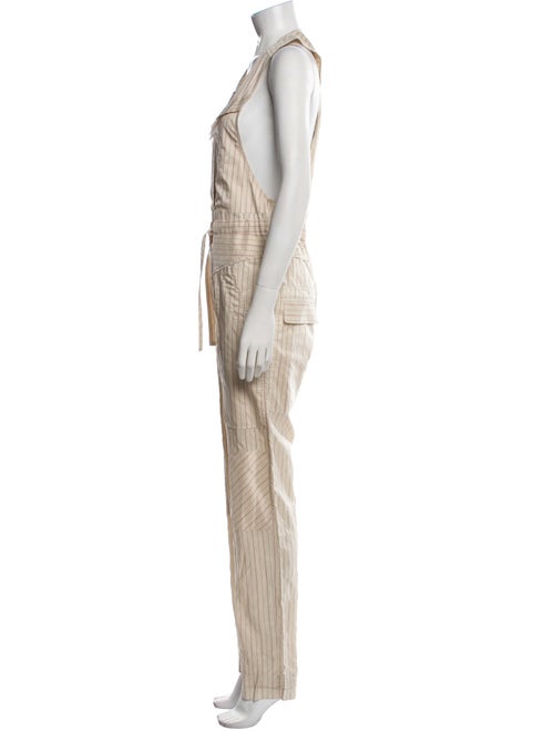 Isabel Marant Silk Striped Jumpsuit