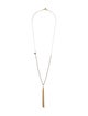 Isabel Marant Enamel Station Tassel Pendant Necklace