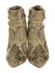 Isabel Marant Snakeskin Animal Print Boots