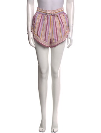Isabel Marant Striped Mini Shorts