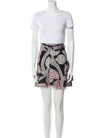 Isabel Marant Printed Ruffle Embellishment Skirt Set
