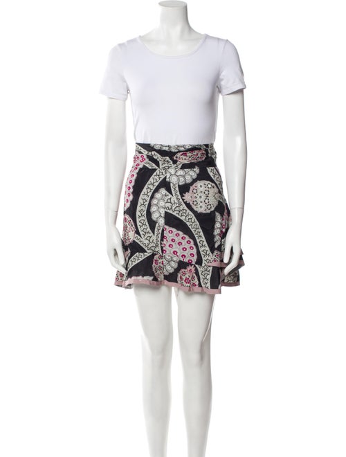 Isabel Marant Printed Ruffle Embellishment Skirt Set