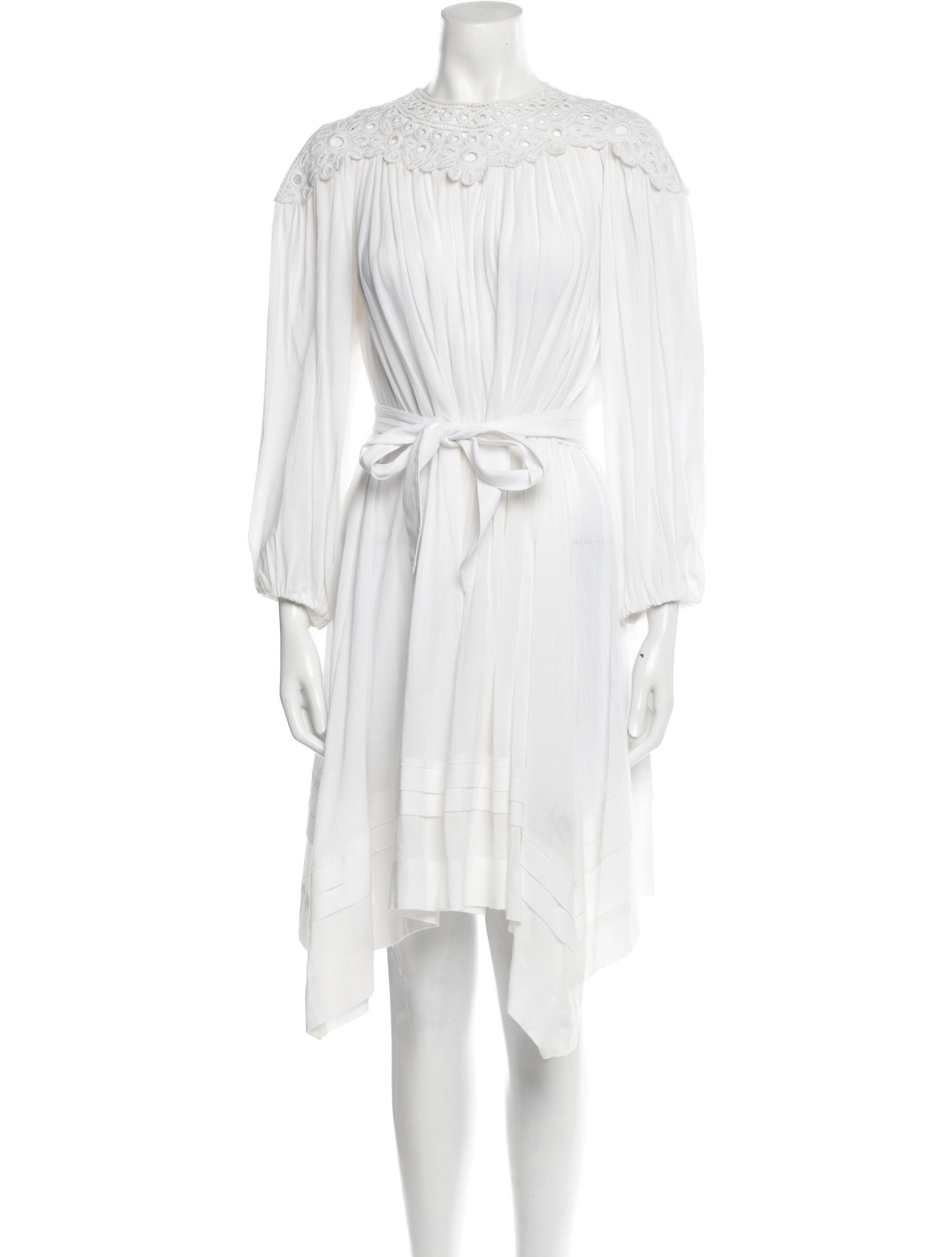 Isabel Marant Mock Neck Midi Length Dress