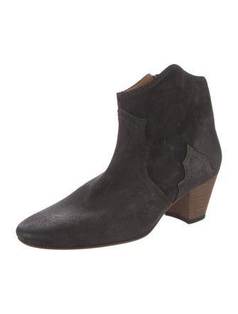 Isabel Marant Suede Western Boots