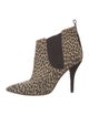 Isabel Marant Suede Animal Print Chelsea Boots