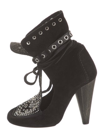 Isabel Marant Suede Studded Accents Pumps