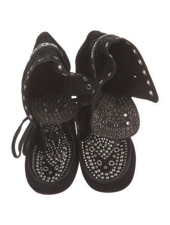 Isabel Marant Suede Studded Accents Pumps