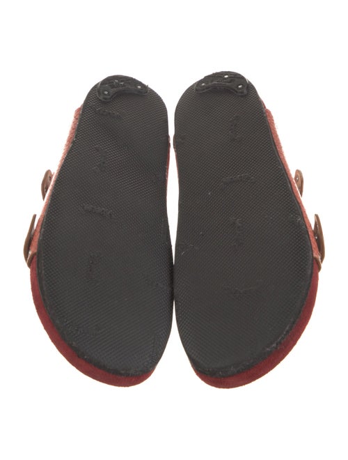 Isabel Marant Leather Eyelet Trim Slides