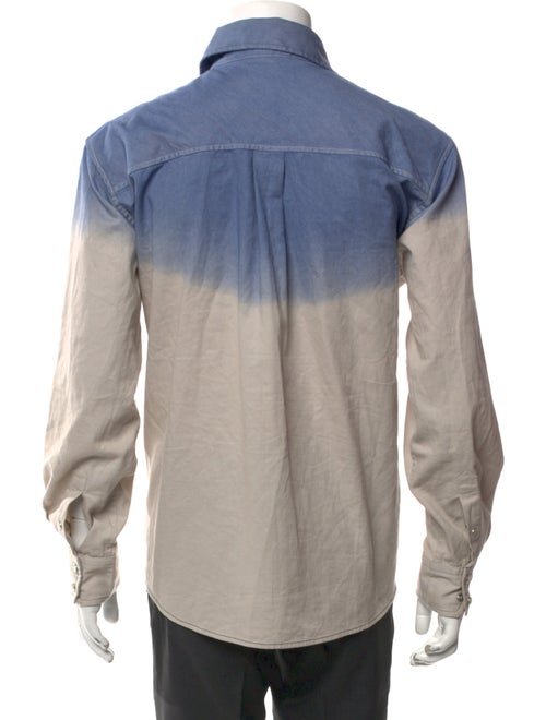 Isabel Marant Colorblock Pattern Long Sleeve Shirt