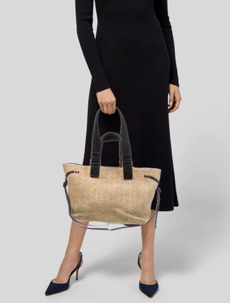 Isabel Marant Raffia Shoulder Bag