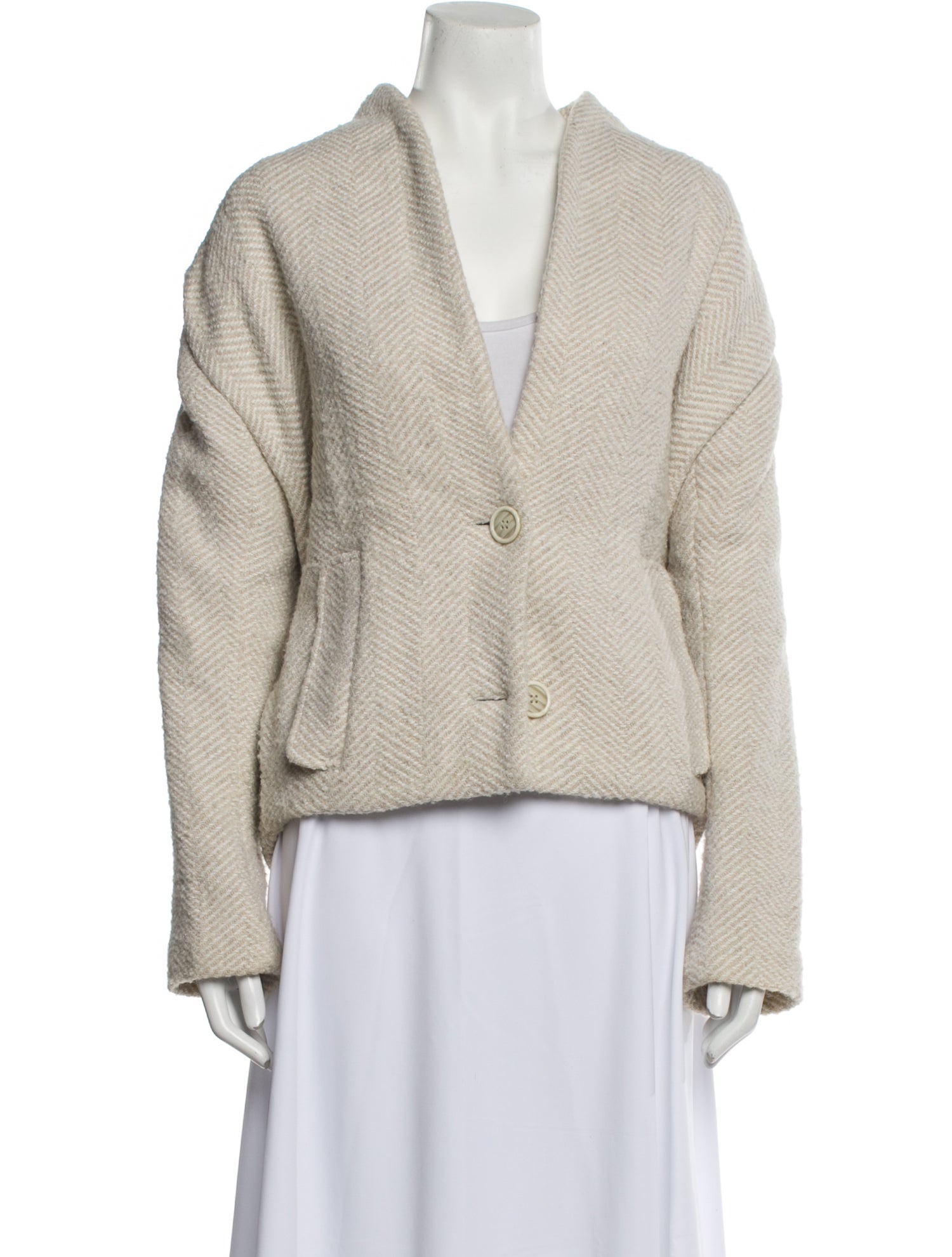 Isabel Marant Wool Faux Fur Jacket