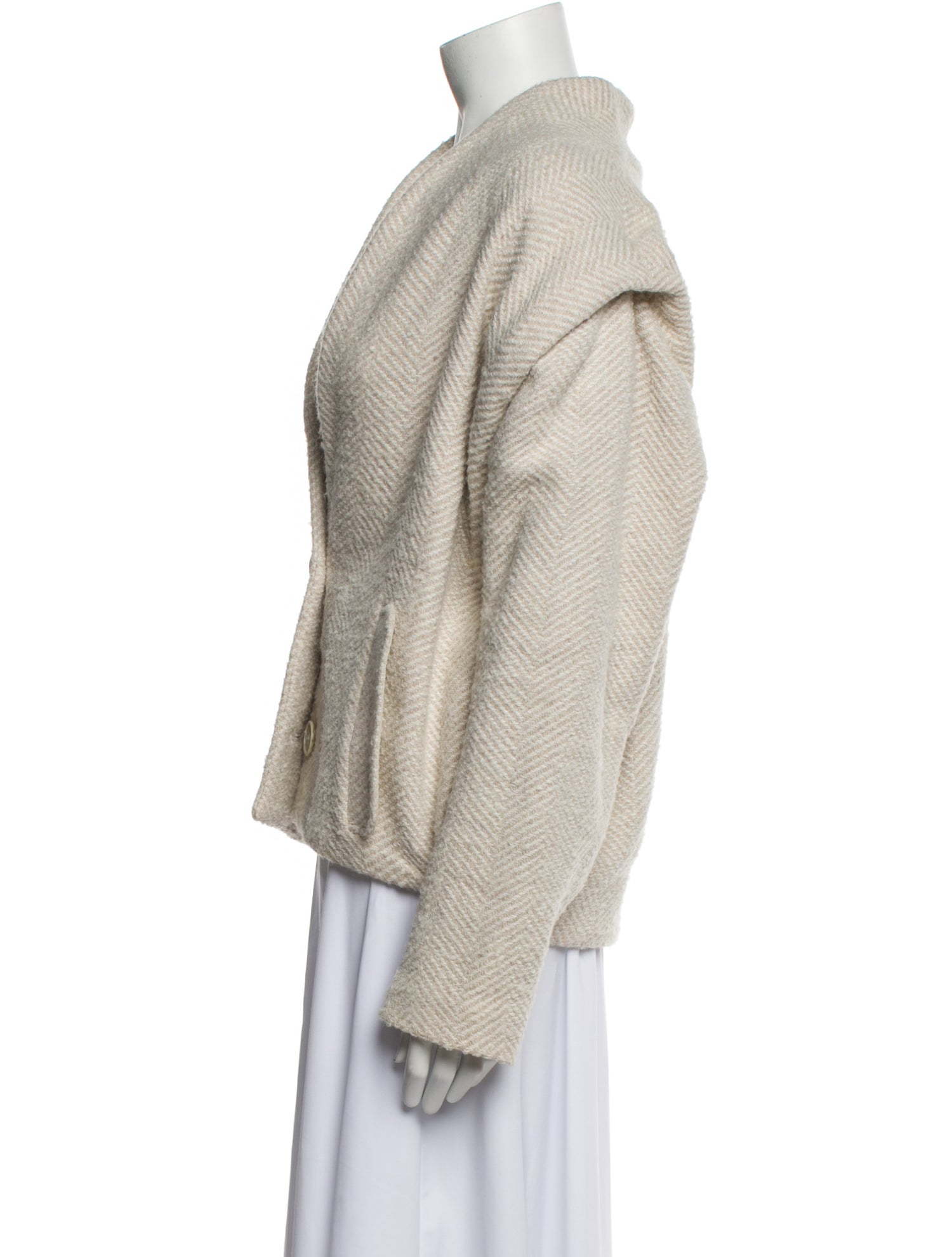 Isabel Marant Wool Faux Fur Jacket