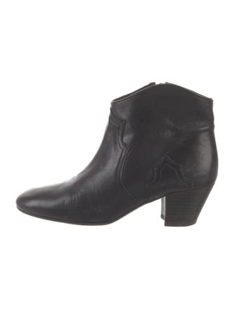 Isabel Marant Leather Western Boots