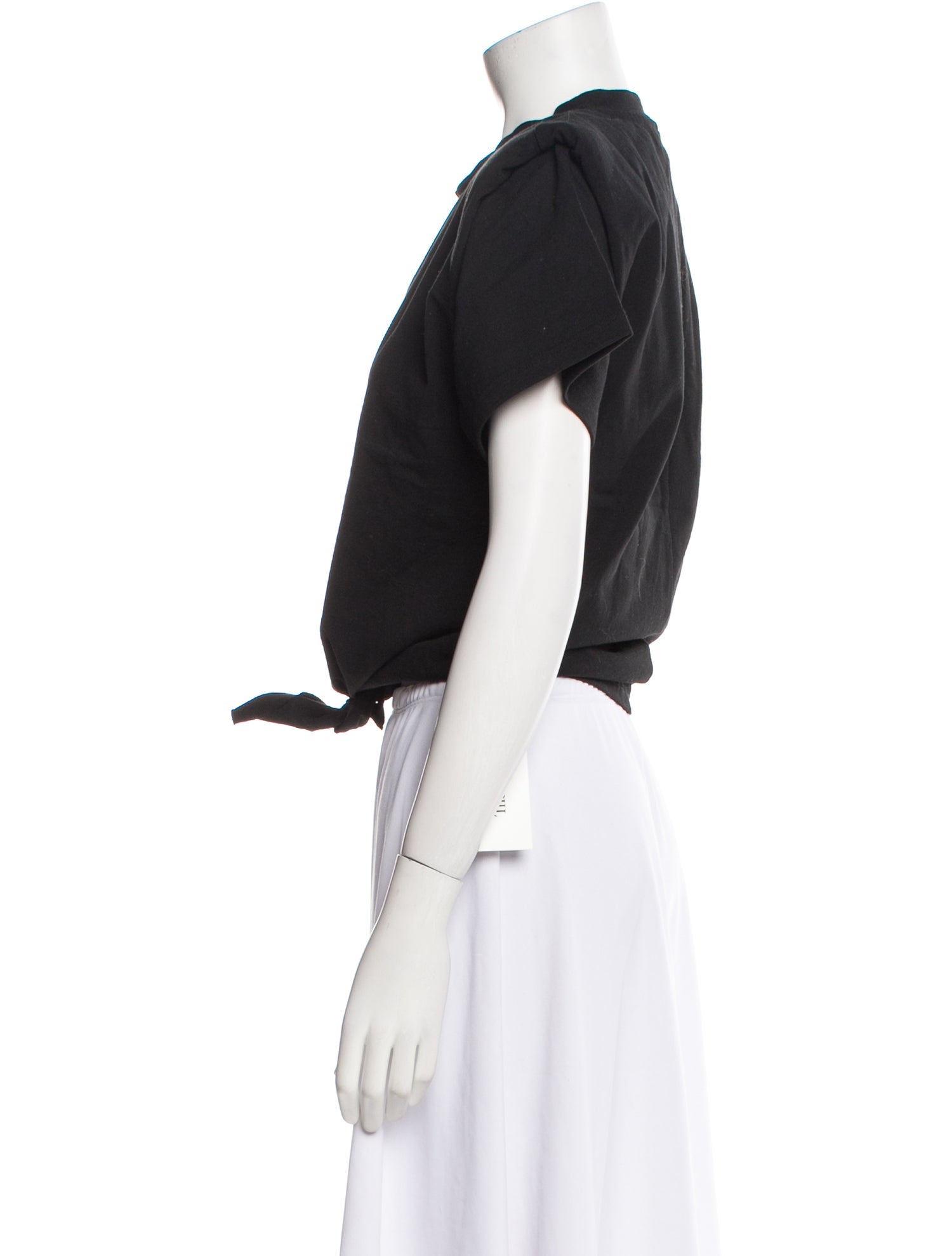 Isabel Marant Crew Neck Short Sleeve Crop Top