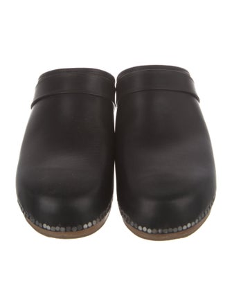 Isabel Marant Leather Studded Accents Mules