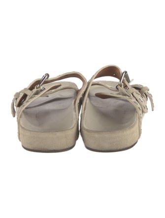 Isabel Marant Suede Studded Accents Slides