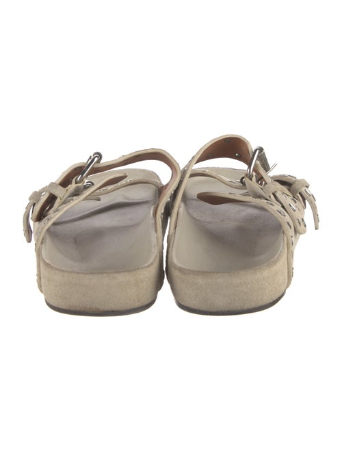 Isabel Marant Suede Studded Accents Slides