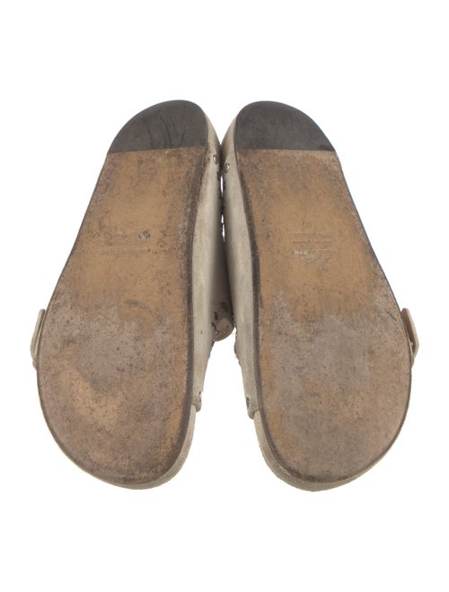 Isabel Marant Suede Studded Accents Slides